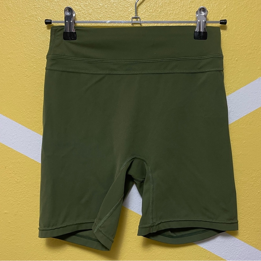 Chive Green Yoga/Bike Shorts